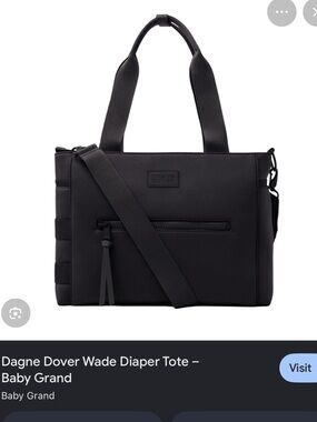 Dagne Dover Wade Diaper Bag in Black